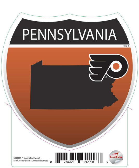 Fan Creations Decal Philadelphia Flyers - NHL 3 inch Decal