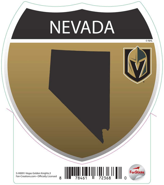 Fan Creations Decal Vegas Golden Knights - NHL 3 inch Decal