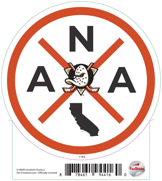 Fan Creations Decal Anaheim Ducks - NHL 3 inch Decal