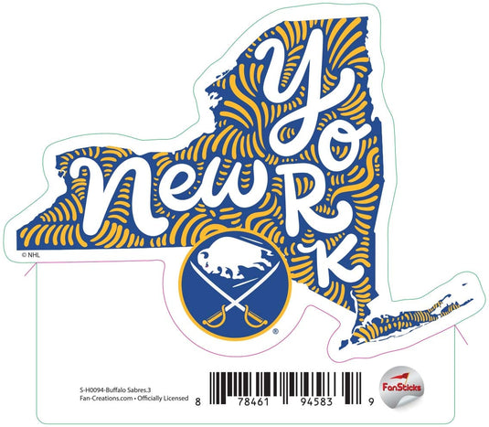 Fan Creations Decal Buffalo Sabres - NHL 3 inch Decal