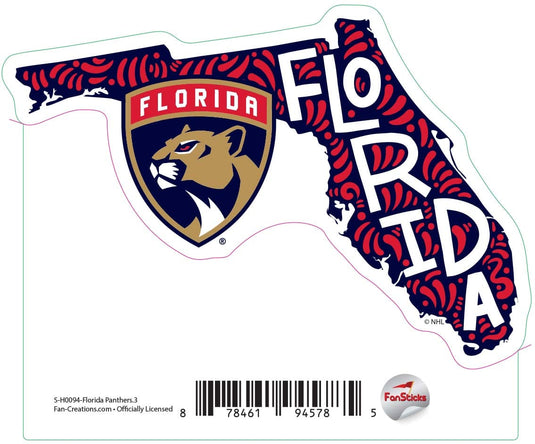 Fan Creations Decal Florida Panthers - NHL 3 inch Decal