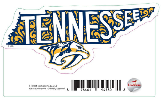Fan Creations Decal Nashville Predators - NHL 3 inch Decal