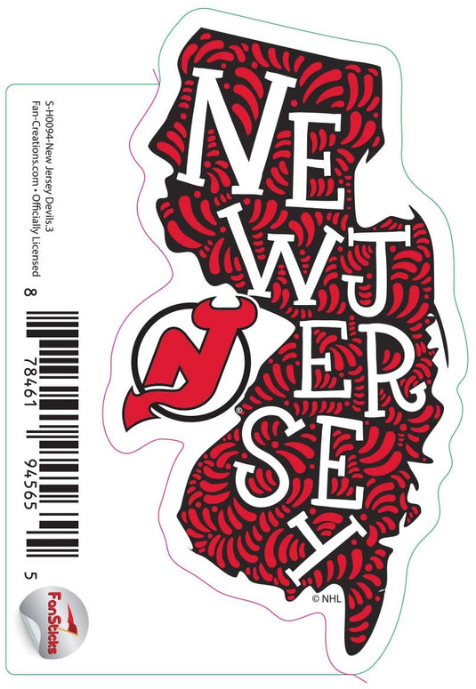 Fan Creations Decal New Jersey Devils - NHL 3 inch Decal