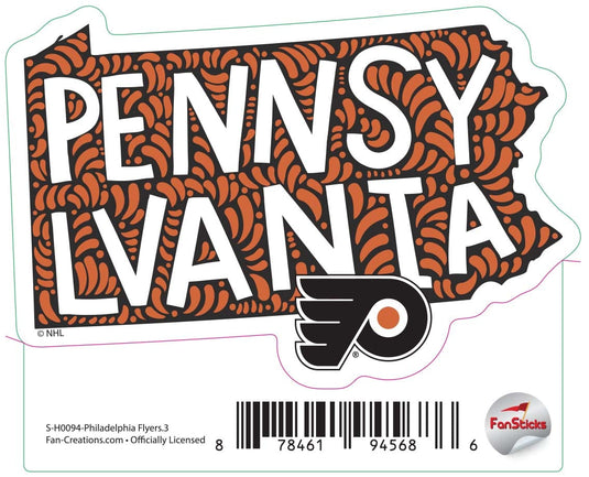 Fan Creations Decal Philadelphia Flyers - NHL 3 inch Decal