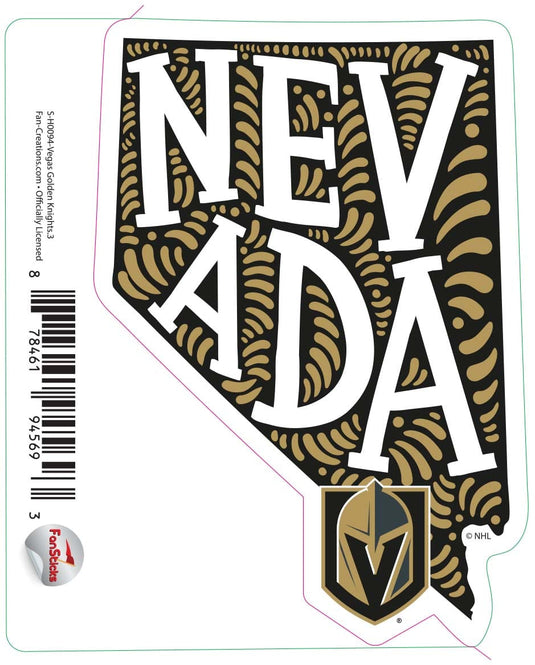 Fan Creations Decal Vegas Golden Knights - NHL 3 inch Decal