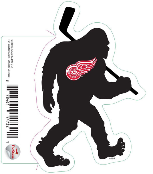 Fan Creations Decal Red Wings - NHL 3 inch Decal