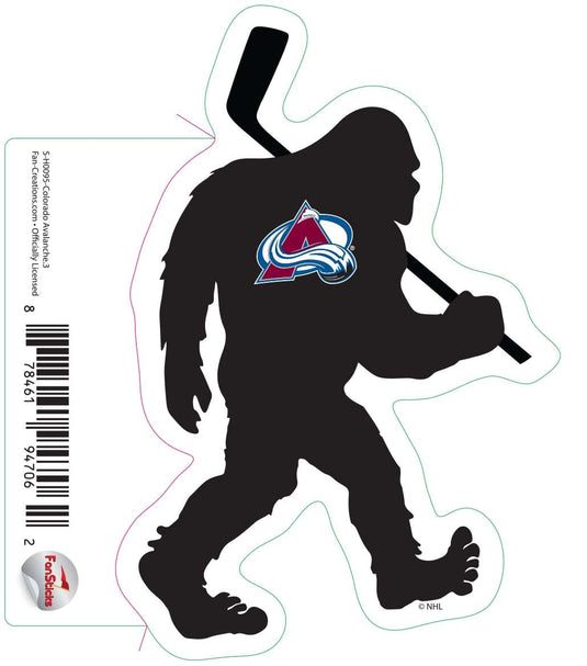 Fan Creations Decal Colorado Avalanche - NHL 3 inch Decal