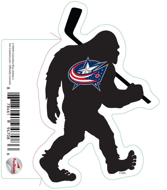 Fan Creations Decal Columbus Blue Jacket - NHL 3 inch Decal