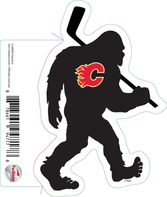 Fan Creations Decal Flames - NHL 3 inch Decal
