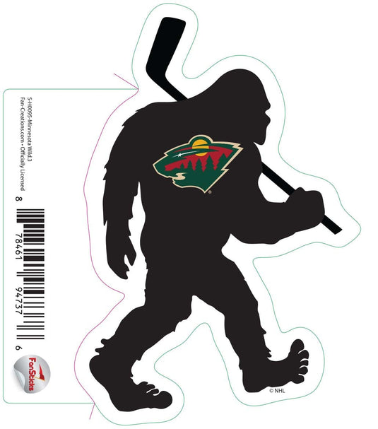 Fan Creations Decal Minnesota Wild - NHL 3 inch Decal