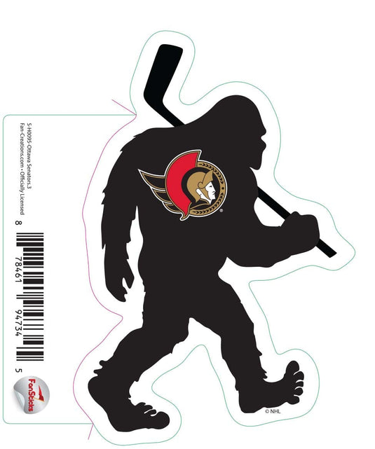 Fan Creations Decal Ottawa Senators - NHL 3 inch Decal