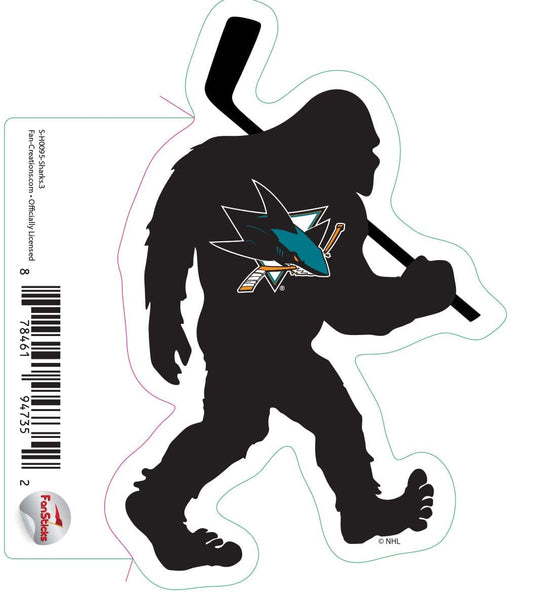 Fan Creations Decal Sharks - NHL 3 inch Decal