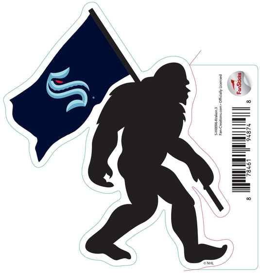 Fan Creations Decal Kraken - NHL 3 inch Decal