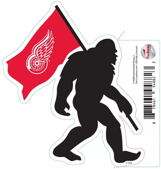 Fan Creations Decal Red Wings - NHL 3 inch Decal