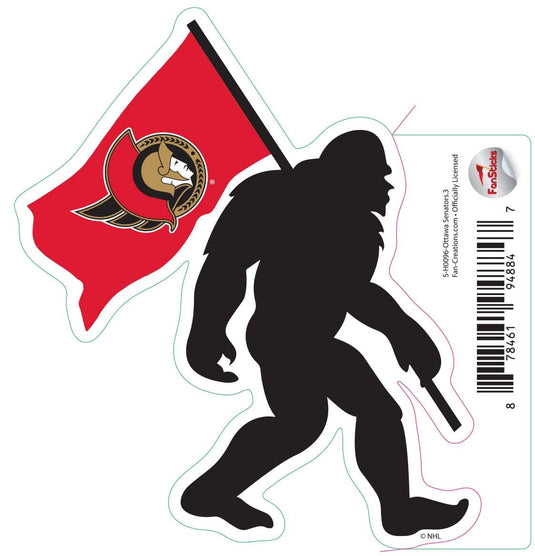 Fan Creations Decal Ottawa Senators - NHL 3 inch Decal