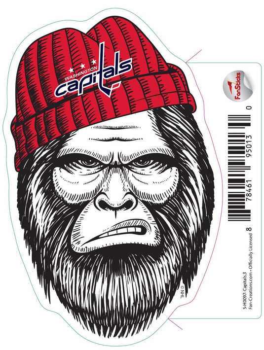 Fan Creations Decal Capitals - NHL 3 inch Decal