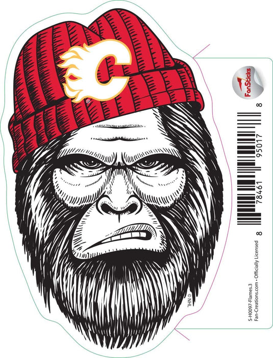 Fan Creations Decal Flames - NHL 3 inch Decal