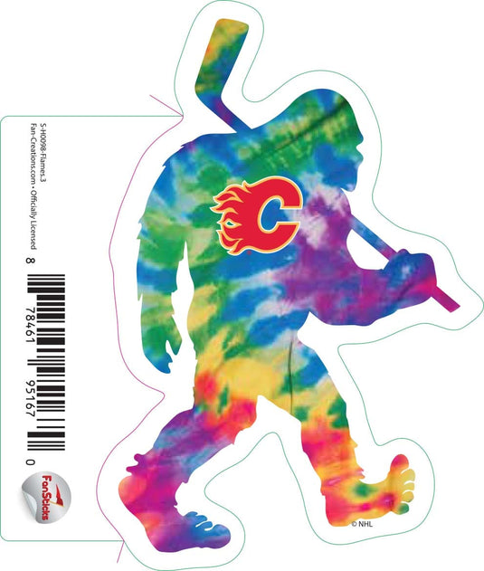 Fan Creations Decal Flames - NHL 3 inch Decal