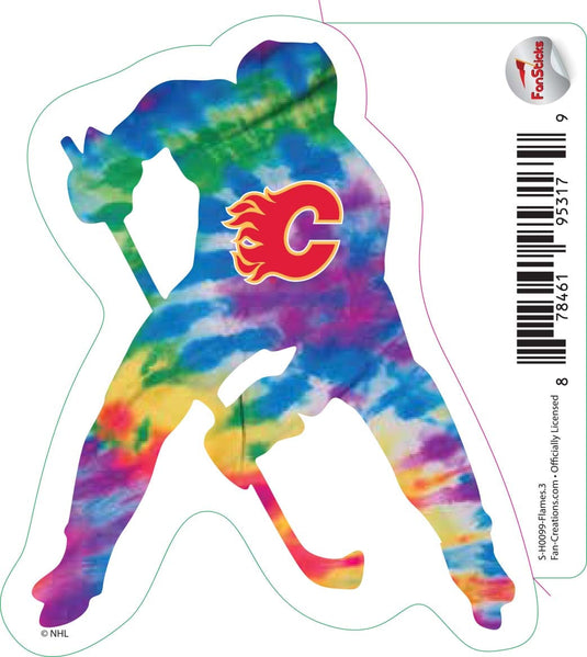 Fan Creations Decal Flames - NHL 3 inch Decal