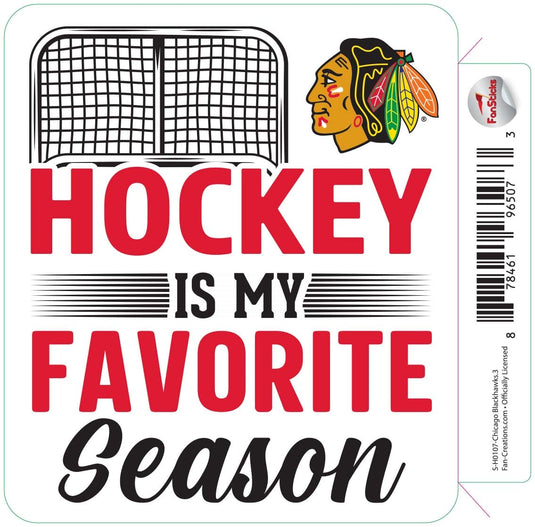Fan Creations Decal Chicago Blackhawkls - NHL 3 inch Decal