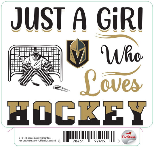 Fan Creations Decal Vegas Golden Knigh - NHL 3 inch Decal