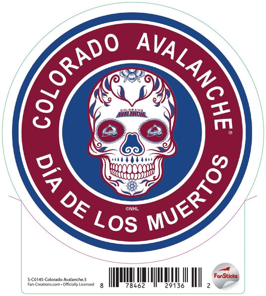 Fan Creations Decal Colorado Avalanche - NHL 3 inch Decal