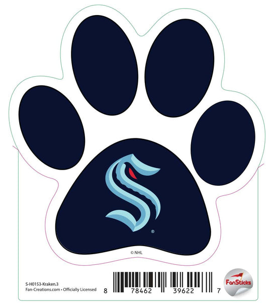 Fan Creations Decal Kraken - NHL 3 inch Decal
