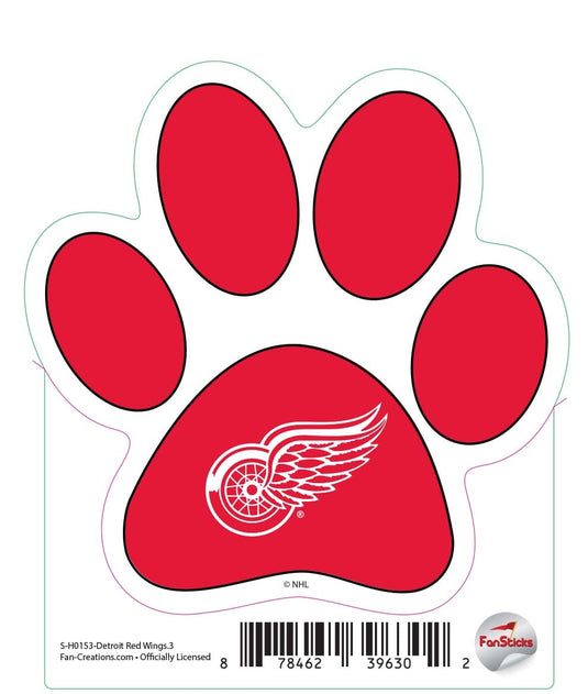 Fan Creations Decal Red Wings - NHL 3 inch Decal