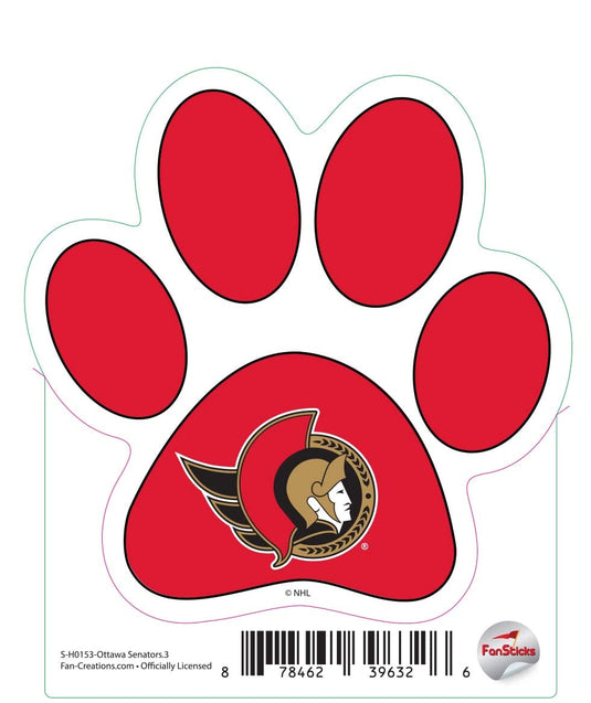 Fan Creations Decal Ottawa Senators - NHL 3 inch Decal