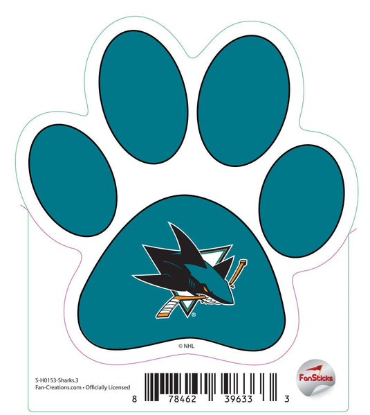 Fan Creations Decal San Jose Sharks - NHL 3 inch Decal