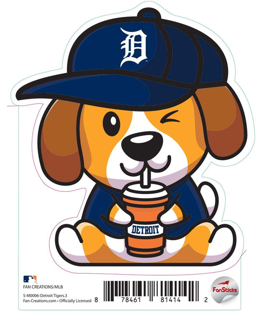 Fan Creations Decal Detroit Tigers 3in Decal Dog