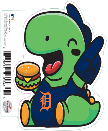 Fan Creations Decal Detroit Tigers 3in Decal Dino