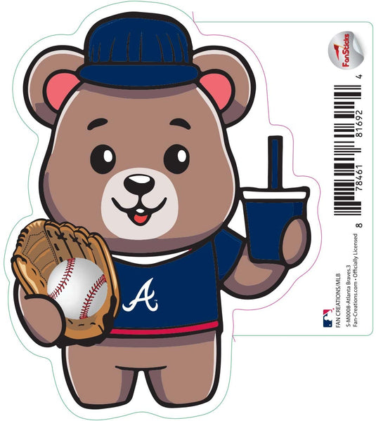Fan Creations Decal Atlanta Braves-MLB - 3inch Decal