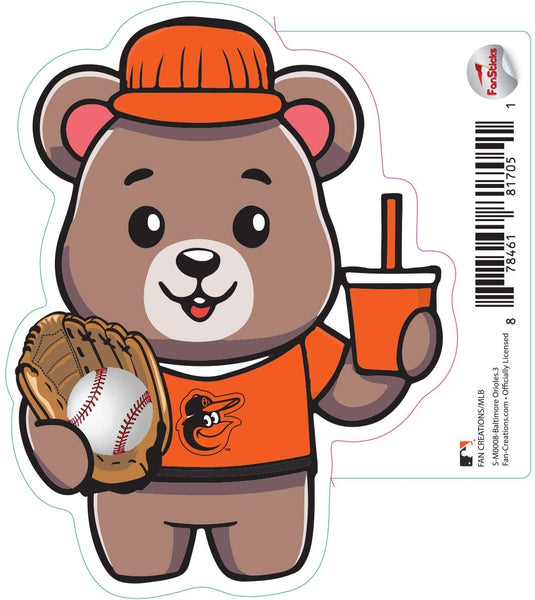 Fan Creations Decal Baltimore Orioles-MLB - 3inch Decal