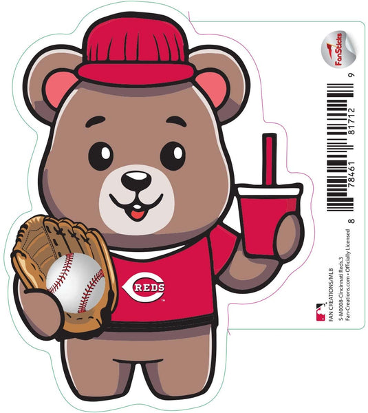 Fan Creations Decal Cincinnati Reds-MLB - 3inch Decal