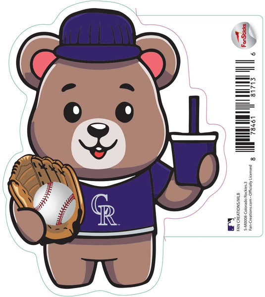 Fan Creations Decal Colorado Rockies-MLB - 3inch Decal