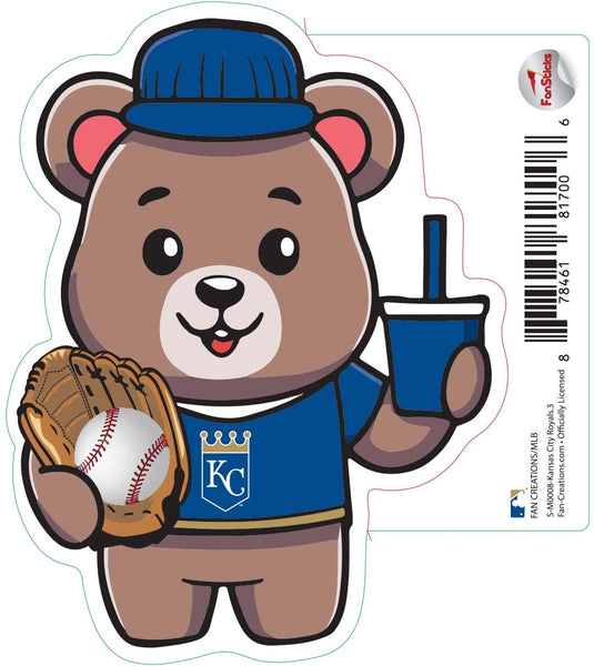 Fan Creations Decal Kansas City Royals-MLB - 3inch Decal