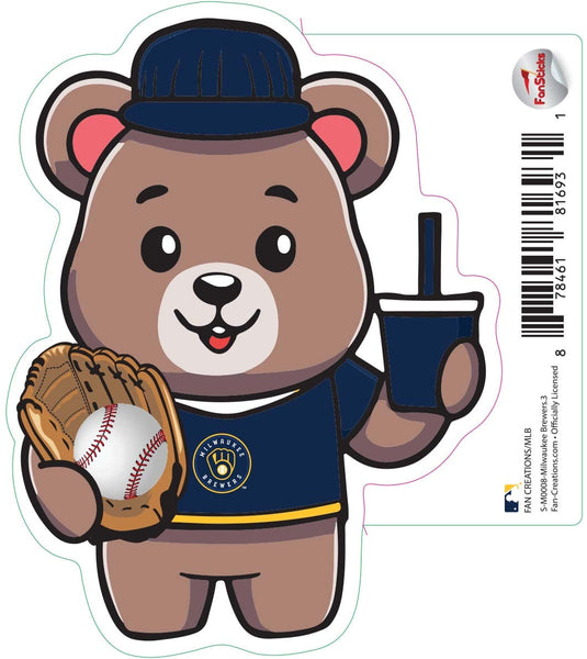 Fan Creations Decal Milwaukee Brewers-MLB - 3inch Decal