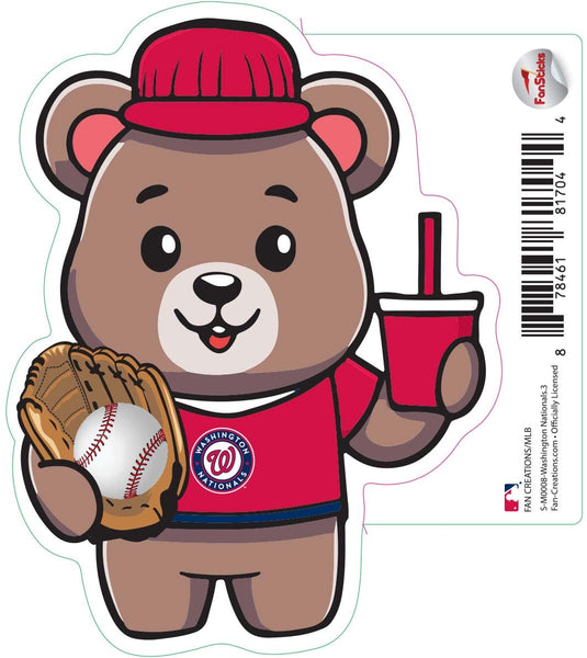 Fan Creations Decal Washington Nationals-MLB - 3inch Decal