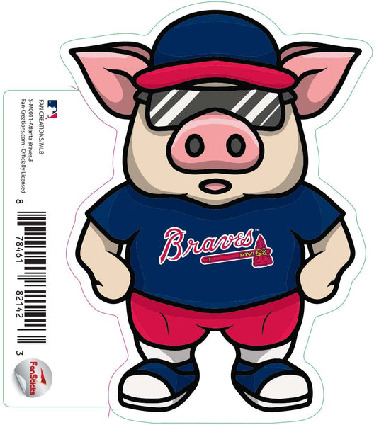 Fan Creations Decal Atlanta Braves-MLB - 3inch Decal
