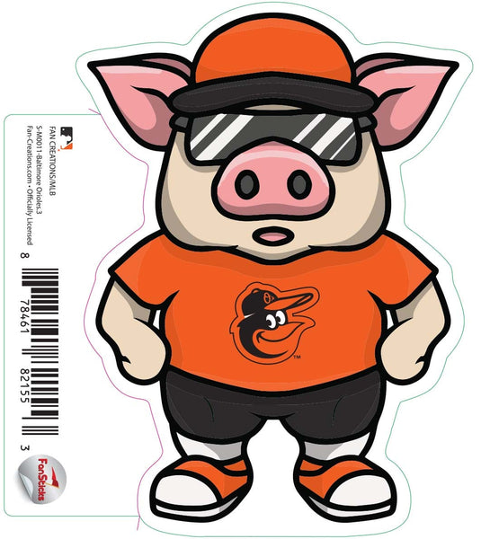 Fan Creations Decal Baltimore Orioles-MLB - 3inch Decal