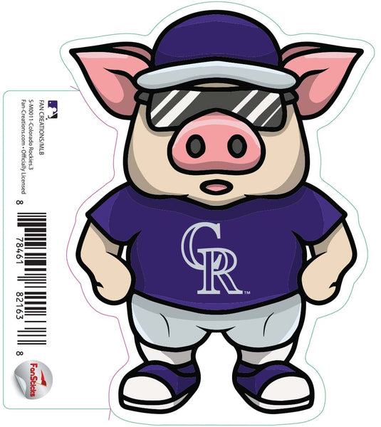 Fan Creations Decal Colorado Rockies-MLB - 3inch Decal