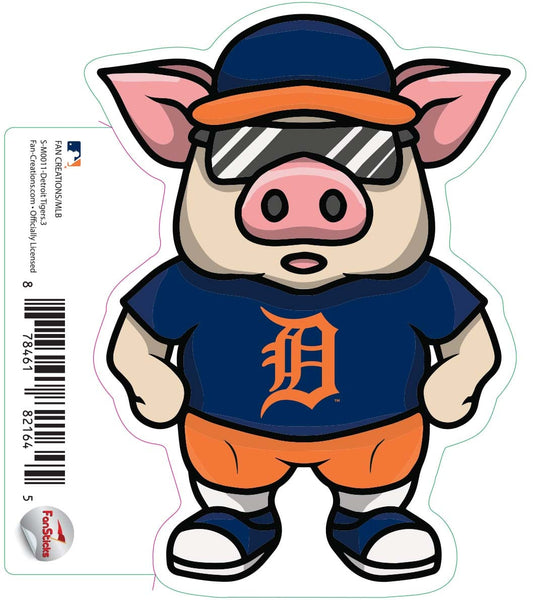 Fan Creations Decal Detroit Tigers-MLB - 3inch Decal