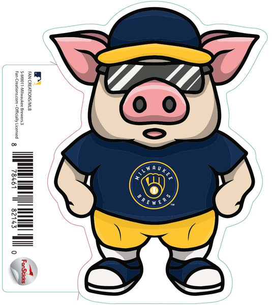 Fan Creations Decal Milwaukee Brewers-MLB - 3inch Decal