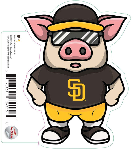 Fan Creations Decal San Diego Padres-MLB - 3inch Decal