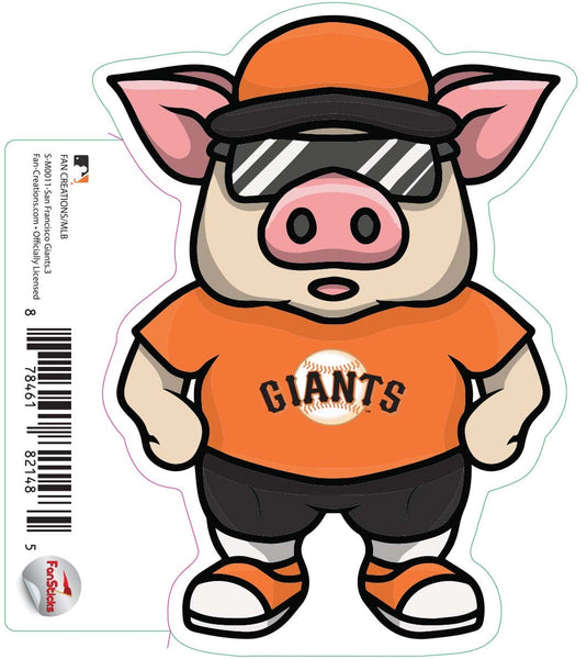 Fan Creations Decal San Francisco Giants-MLB - 3inch Decal