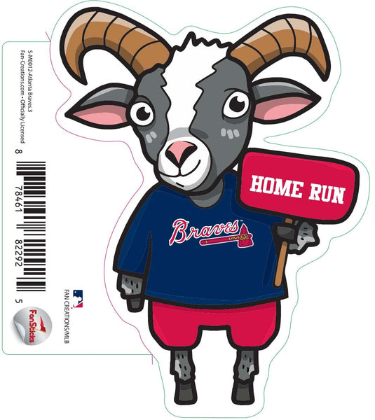Fan Creations Decal Atlanta Braves-MLB - 3inch Decal