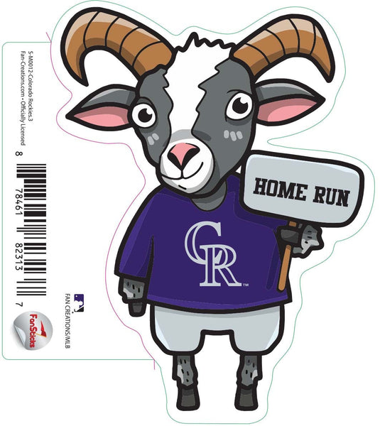Fan Creations Decal Colorado Rockies-MLB - 3inch Decal