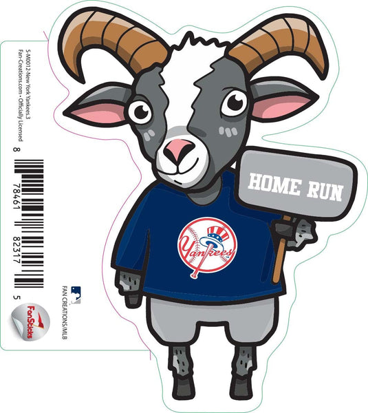 Fan Creations Decal New York Yankees-MLB - 3inch Decal