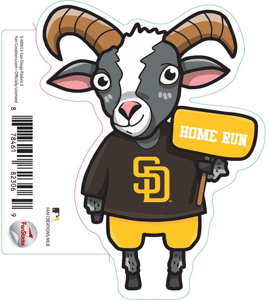 Fan Creations Decal San Diego Padres-MLB - 3inch Decal